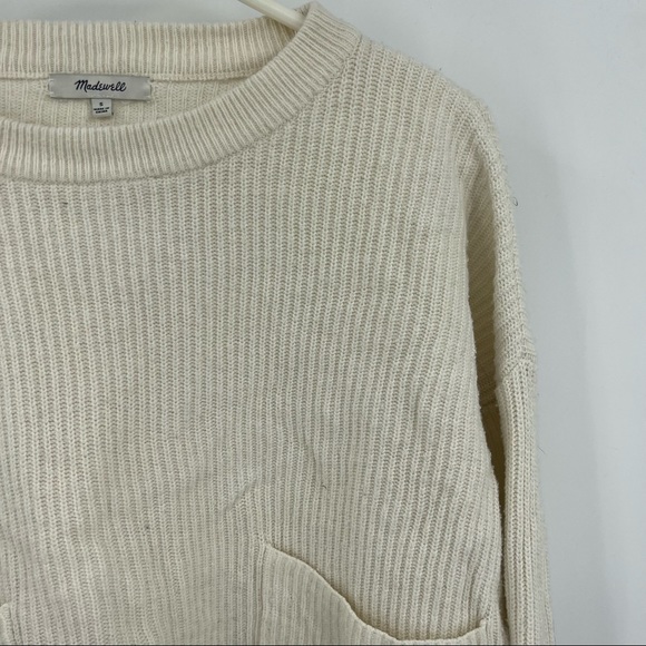 Madewell Patch Pocket Pullover Sweater Small - Picture 2 of 12